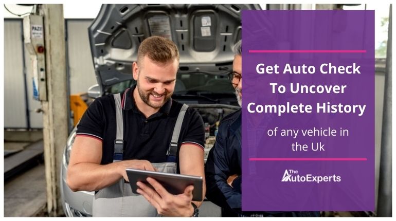 Get auto check to uncover complete history of vehicle