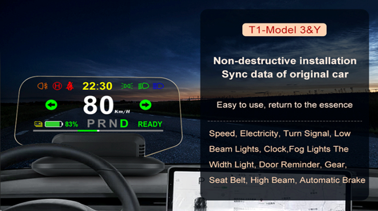Tesla-Head-Up-Display